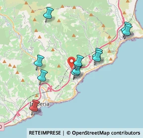 Mappa 18013 Diano Castello IM, Italia (3.83727)