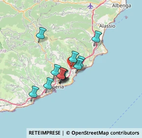 Mappa 18013 Diano Castello IM, Italia (5.04583)