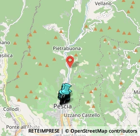 Mappa Localita' S. Lorenzo, 51017 Pescia PT, Italia (2.03)