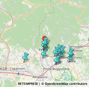 Mappa Localita' S. Lorenzo, 51017 Pescia PT, Italia (6.67769)