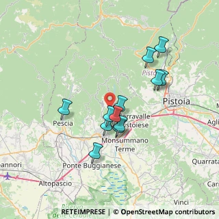 Mappa Vicinale di Renaggio, 51016 Montecatini Terme PT, Italia (6.22333)