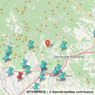 Mappa Vicinale di Renaggio, 51016 Montecatini Terme PT, Italia (6.405)