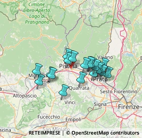 Mappa Pistoia, 51100 Pistoia PT, Italia (10.45105)