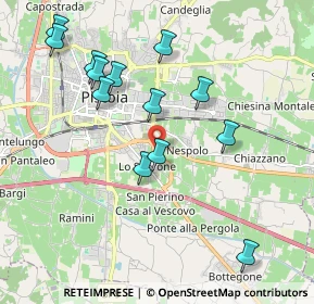 Mappa Pistoia, 51100 Pistoia PT, Italia (2.07692)
