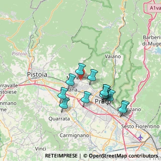 Mappa Via Suviana, 59013 Montemurlo PO, Italia (6.58769)