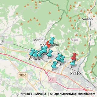 Mappa Via Suviana, 59013 Montemurlo PO, Italia (3.09333)