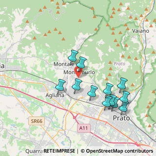 Mappa Via Suviana, 59013 Montemurlo PO, Italia (3.885)
