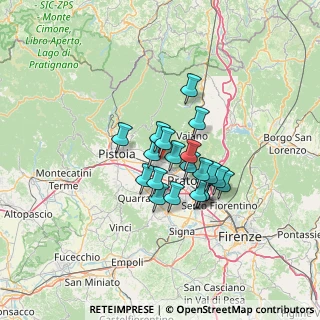 Mappa Via Suviana, 59013 Montemurlo PO, Italia (9.421)