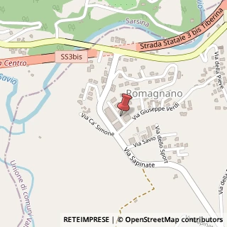 Mappa Via dell'Artigianato 6 - Fraz. Romagnano, 47866 Sant'Agata Feltria RN, Italia, 47866 Sant'Agata Feltria, Rimini (Emilia Romagna)
