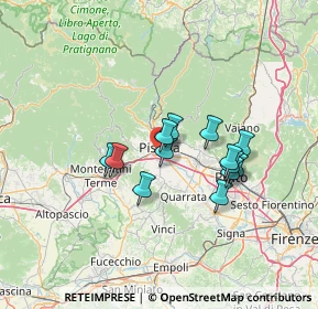 Mappa Raccordo Autostradale, 51100 Pistoia PT, Italia (10.73538)