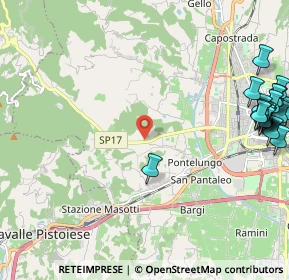 Mappa Via Pieve a Celle, 51100 Pistoia PT, Italia (3.234)