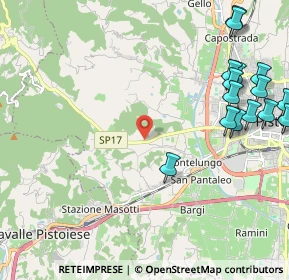 Mappa Via Pieve a Celle, 51100 Pistoia PT, Italia (2.96688)