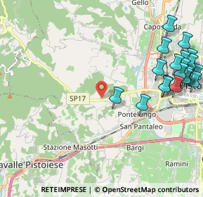 Mappa Via Pieve a Celle, 51100 Pistoia PT, Italia (2.8915)