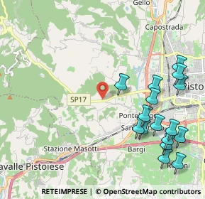 Mappa Via Pieve a Celle, 51100 Pistoia PT, Italia (2.62375)