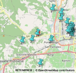 Mappa Via Pieve a Celle, 51100 Pistoia PT, Italia (2.8115)