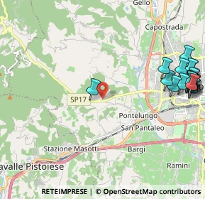 Mappa Via Pieve a Celle, 51100 Pistoia PT, Italia (3.0265)