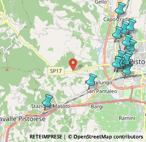 Mappa Via Pieve a Celle, 51100 Pistoia PT, Italia (2.77571)