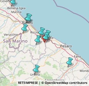 Mappa SP 58 km 2.605 dir. Sud-Est, 47842 San Giovanni in Marignano RN (20.88154)