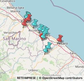 Mappa SP 58 km 2.605 dir. Sud-Est, 47842 San Giovanni in Marignano RN (11.48692)