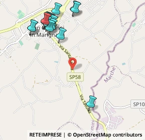 Mappa SP 58 km 2.605 dir. Sud-Est, 47842 San Giovanni in Marignano RN (1.322)