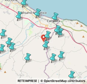 Mappa SP 58 km 2.605 dir. Sud-Est, 47842 San Giovanni in Marignano RN (5.04)