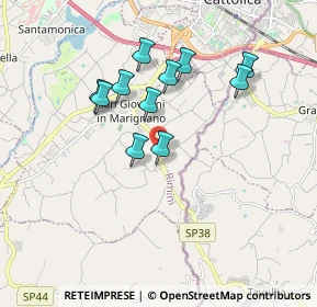 Mappa SP 58 km 2.605 dir. Sud-Est, 47842 San Giovanni in Marignano RN (1.60727)