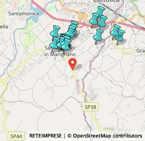 Mappa SP 58 km 2.605 dir. Sud-Est, 47842 San Giovanni in Marignano RN (1.7505)