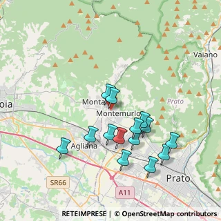 Mappa Via Giuseppe Verdi, 59013 Montemurlo PO, Italia (3.69571)
