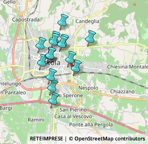 Mappa Via Dino Campana, 51100 Pistoia PT, Italia (1.54813)