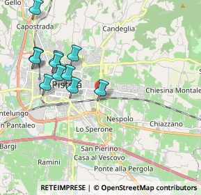Mappa Via Dino Campana, 51100 Pistoia PT, Italia (2.08)