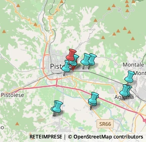 Mappa Via Dino Campana, 51100 Pistoia PT, Italia (3.38077)