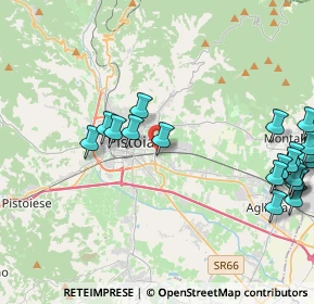 Mappa Via Dino Campana, 51100 Pistoia PT, Italia (5.473)