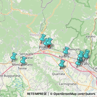 Mappa Via Dino Campana, 51100 Pistoia PT, Italia (9.37714)