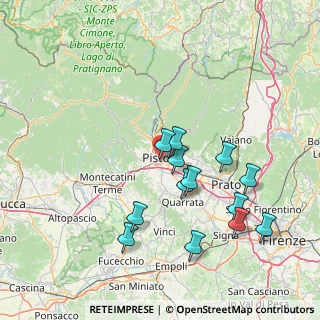 Mappa Viale Attilio Frosini, 51100 Pistoia PT, Italia (15.24077)