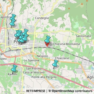 Mappa Via Mario Nannini, 51100 Pistoia PT, Italia (2.6875)