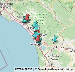 Mappa V. Sarzanese, 55041 Pietrasanta LU, Italia (9.46267)