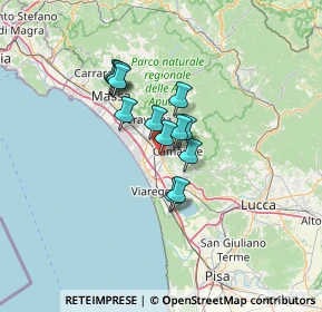 Mappa V. Sarzanese, 55041 Pietrasanta LU, Italia (9.02923)