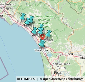 Mappa V. Sarzanese, 55041 Pietrasanta LU, Italia (9.55083)