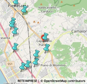 Mappa V. Sarzanese, 55041 Pietrasanta LU, Italia (2.60917)