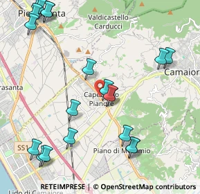 Mappa V. Sarzanese, 55041 Pietrasanta LU, Italia (2.659)