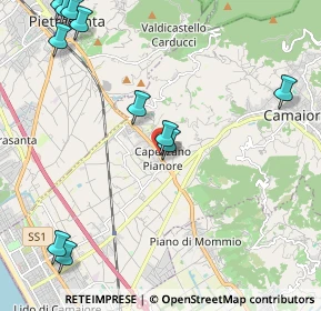 Mappa V. Sarzanese, 55041 Pietrasanta LU, Italia (2.84091)