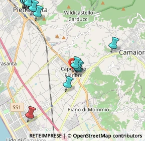 Mappa V. Sarzanese, 55041 Pietrasanta LU, Italia (3.08)