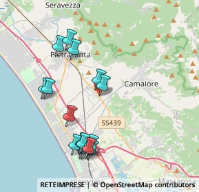 Mappa V. Sarzanese, 55041 Pietrasanta LU, Italia (4.21688)