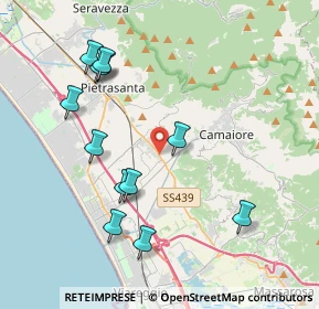 Mappa V. Sarzanese, 55041 Pietrasanta LU, Italia (4.2575)