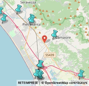 Mappa V. Sarzanese, 55041 Pietrasanta LU, Italia (6.24077)