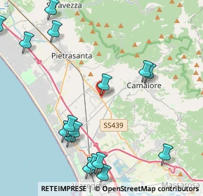 Mappa V. Sarzanese, 55041 Pietrasanta LU, Italia (5.48688)