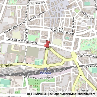Mappa Via XX Settembre, 10, 51100 Pistoia, Pistoia (Toscana)