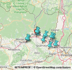 Mappa Via delle Mura Urbane, 51100 Pistoia PT, Italia (9.73909)