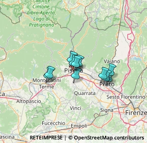 Mappa Via delle Mura Urbane, 51100 Pistoia PT, Italia (8.46)