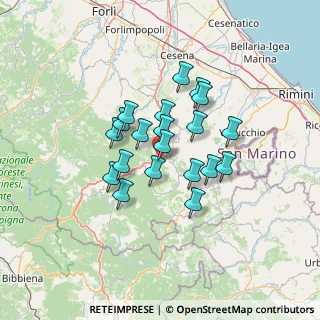 Mappa Via Ca' di Cecco, 47030 Sogliano al Rubicone FC, Italia (10.301)